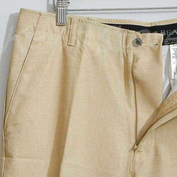 Pebble Beach Men’s Dry-Luxe Performance Shorts Yellow-gray - Picture 3 of 8